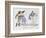 Couples Dancing the Waltz, from Le Bon Genre, c.1810-null-Framed Giclee Print