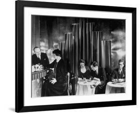 Couples Enjoying Drinks at This Smart, Modern Speakeasy Without Police Prohibition Raids-Margaret Bourke-White-Framed Photographic Print