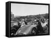 Couples Enjoying Food During Intermission of the Opera at the Glyndebourne Festival-Cornell Capa-Framed Stretched Canvas