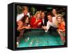 Couples Enjoying Themselves in a Casino-Bill Bachmann-Framed Stretched Canvas