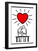 Couples In Love-Rudall30-Framed Art Print