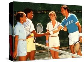 Couples Playing Tennis Together-Bill Bachmann-Stretched Canvas