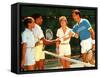 Couples Playing Tennis Together-Bill Bachmann-Framed Stretched Canvas