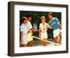 Couples Playing Tennis Together-Bill Bachmann-Framed Photographic Print