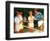 Couples Playing Tennis Together-Bill Bachmann-Framed Photographic Print