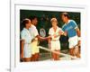 Couples Playing Tennis Together-Bill Bachmann-Framed Photographic Print