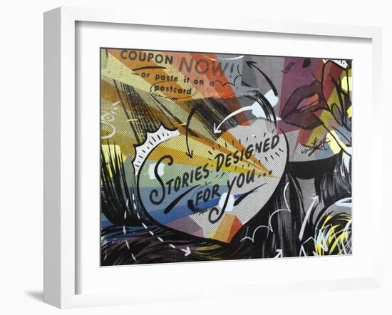 Coupon Stories-Dan Monteavaro-Framed Giclee Print