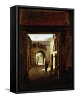 Cour d'une maison de roulage, rue Saint-Denis, dite cour Sainte-Catherine-Etienne Bouhot-Framed Stretched Canvas