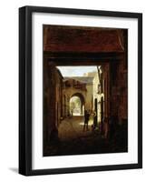 Cour d'une maison de roulage, rue Saint-Denis, dite cour Sainte-Catherine-Etienne Bouhot-Framed Giclee Print