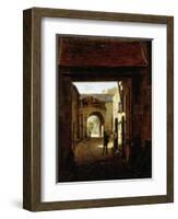 Cour d'une maison de roulage, rue Saint-Denis, dite cour Sainte-Catherine-Etienne Bouhot-Framed Giclee Print