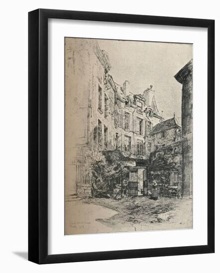 Cour De Rohan, 1915-Charles Jouas-Framed Giclee Print