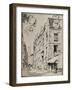 Cour Des Halles, Rue St Jacques, 1915-Bror Julius Olsson Nordfeldt-Framed Giclee Print