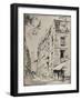 Cour Des Halles, Rue St Jacques, 1915-Bror Julius Olsson Nordfeldt-Framed Giclee Print