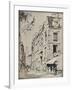 Cour Des Halles, Rue St Jacques, 1915-Bror Julius Olsson Nordfeldt-Framed Giclee Print