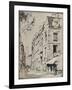 Cour Des Halles, Rue St Jacques, 1915-Bror Julius Olsson Nordfeldt-Framed Giclee Print