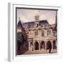 Cour intérieure de l'Hôtel de Cluny, Paris (Vème arr.), 1888-A. Benard-Framed Giclee Print