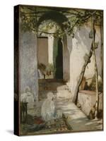 Cour marocaine-Jean Joseph Benjamin Constant-Stretched Canvas