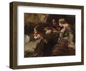 Courage, Anxiety and Despair: Watching the Battle-James Sant-Framed Giclee Print