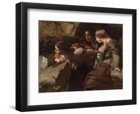 Courage, Anxiety and Despair: Watching the Battle-James Sant-Framed Giclee Print