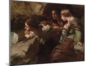 Courage, Anxiety and Despair: Watching the Battle-James Sant-Mounted Giclee Print