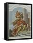 Courage Crowned by Glory-Giambattista Tiepolo-Framed Stretched Canvas