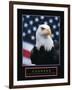 Courage - Eagle and Flag-Unknown Unknown-Framed Photo