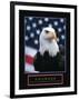 Courage - Eagle and Flag-Unknown Unknown-Framed Photo