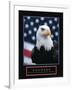 Courage - Eagle and Flag-Unknown Unknown-Framed Photo