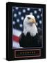 Courage - Eagle and Flag-Unknown Unknown-Stretched Canvas