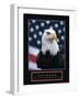 Courage - Eagle and Flag-Unknown Unknown-Framed Photo