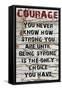 Courage Grunge-Diane Stimson-Framed Stretched Canvas