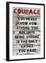 Courage Grunge-Diane Stimson-Framed Art Print