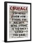 Courage Grunge-Diane Stimson-Framed Art Print