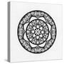 Courage Mandala-Nicky Kumar-Stretched Canvas