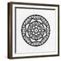 Courage Mandala-Nicky Kumar-Framed Giclee Print