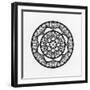 Courage Mandala-Nicky Kumar-Framed Giclee Print