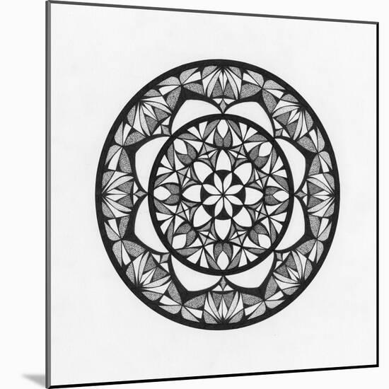 Courage Mandala-Nicky Kumar-Mounted Giclee Print