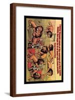 Courage of a Lion Tamer-null-Framed Art Print