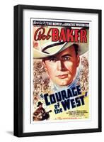 Courage of the West, Bob Baker, 1937-null-Framed Art Print