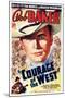 Courage of the West, Bob Baker, 1937-null-Mounted Art Print