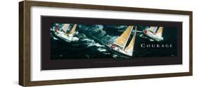 Courage - Sailboat Racing-unknown unknown-Framed Photo