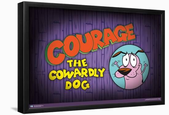 Courage the Cowardly Dog - Title-Trends International-Framed Poster