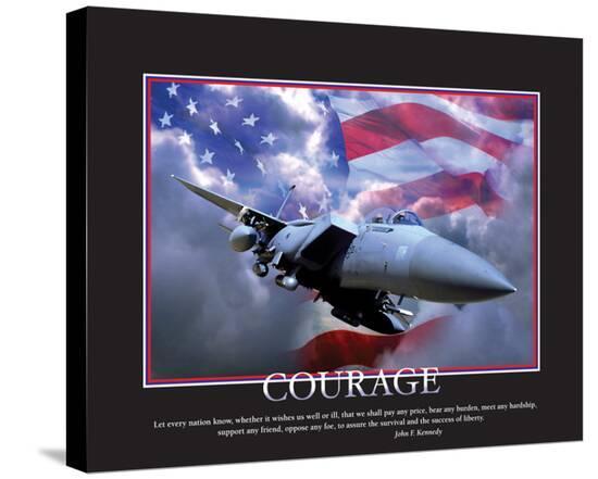 Courage--Stretched Canvas