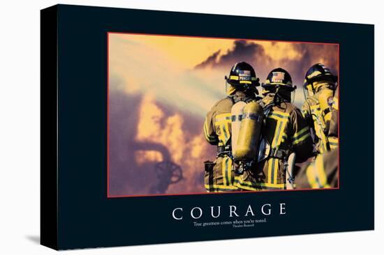 Courage-null-Stretched Canvas