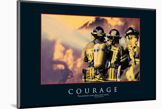 Courage-null-Mounted Art Print