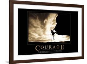 Courage-null-Framed Art Print