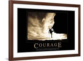 Courage-null-Framed Art Print