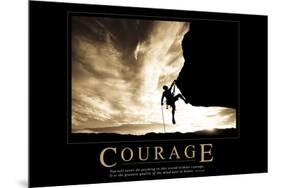 Courage-null-Mounted Art Print