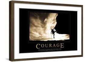 Courage-null-Framed Art Print