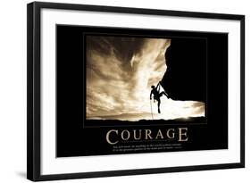 Courage-null-Framed Art Print